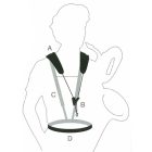 Vandoren FNH100 szaxofon heveder