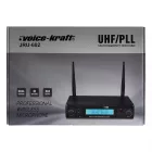Voice-Kraft JRU-602/HT-51C UHF mikrofonrendszer dupla kézi adóval