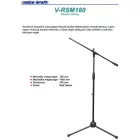 Voice-Kraft V-RSM180 Gémes mikrofonállvány, fekete