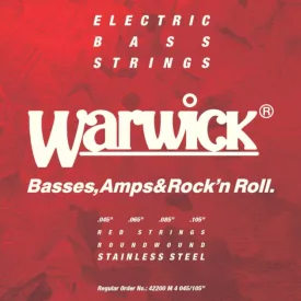   Warwick Basszushúrkészlet M4 Rozsdamentes Acél .045 .065 .085 .105