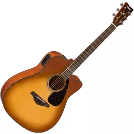 Yamaha FGX800C SDB II elektro-akusztikus gitár, sand burst