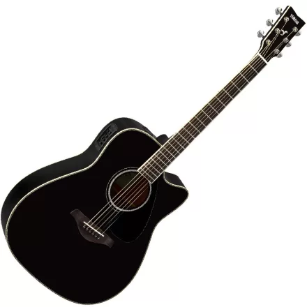 Yamaha FGX830C-BL elektro-akusztikus gitár, fekete