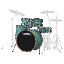   Yamaha SBP0F5 Stage Custom Birch shell szett, Matte Surf Green - B-stock