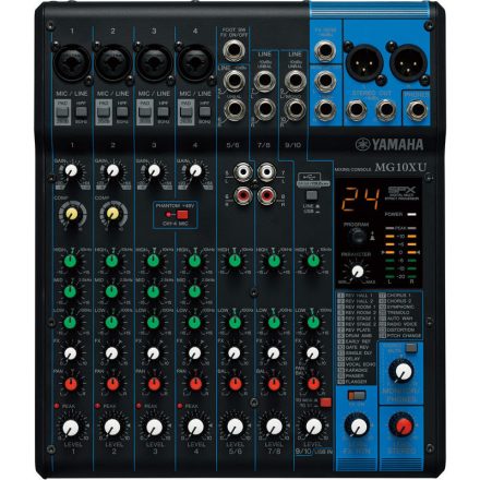 Yamaha MG10XU - 10 csatornás effektes keverő