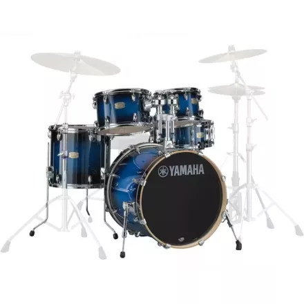 Yamaha SBP0F5 Stage Custom Birch shell szett, Deep Blue Sunburst
