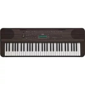   Yamaha PSR-E360DW kísérőautomatikás billentyűs hangszer, dió szín